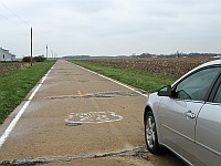 USA - Nilwood IL - Concrete 66 & Sign (10 Apr 2009)